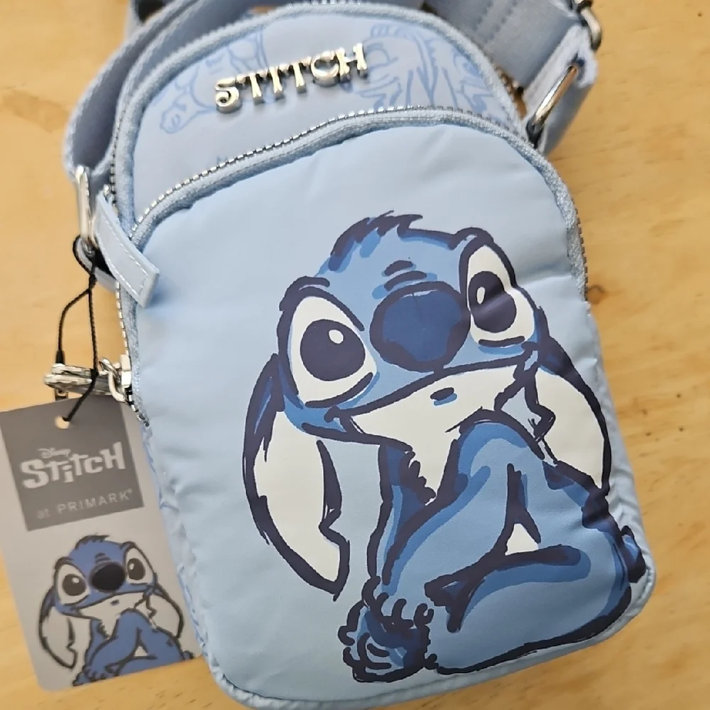 Primark at Disney Stitch Character Crossbody Bag - Light Blue - Picture 14 of 15
